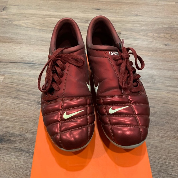 Nike | Shoes | Nike Total 9 Red Men Cleats Poshmark